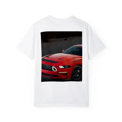 Ford Mustang Red Desert Road Scene