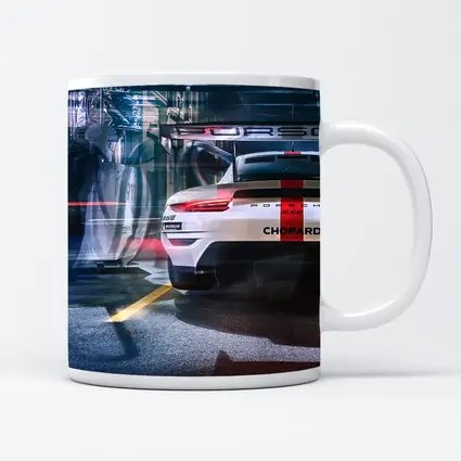 Porsche 911 RSR Race Car Pit Lane