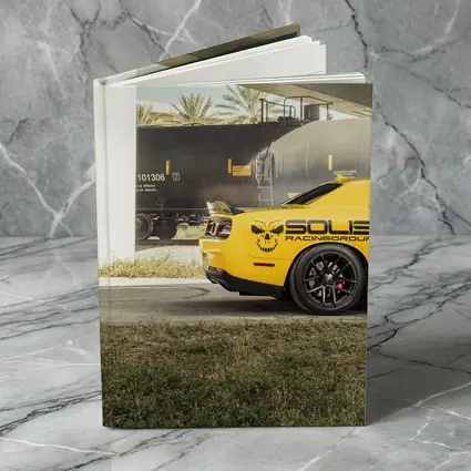 Yellow Ford Mustang Solis Racing Group Street