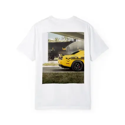 Yellow Ford Mustang Solis Racing Group Street