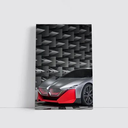 BMW Vision M Next Concept Silver Red