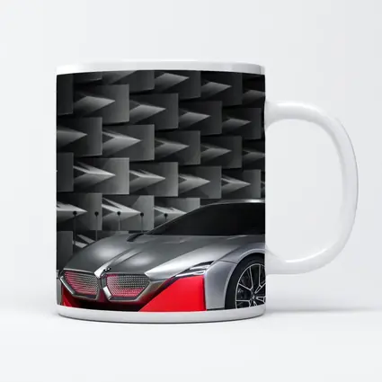 BMW Vision M Next Concept Silver Red