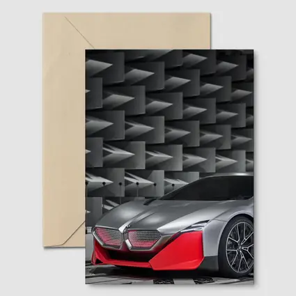 BMW Vision M Next Concept Silver Red
