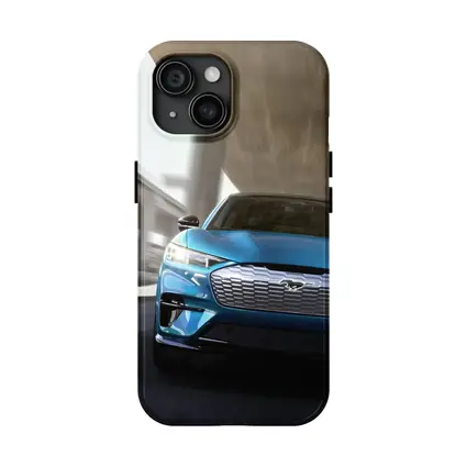 Ford Mustang Mach E Blue Urban Drive