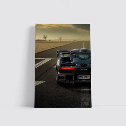 McLaren Senna Rear View on Track