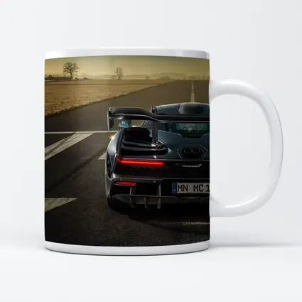McLaren Senna Rear View on Track
