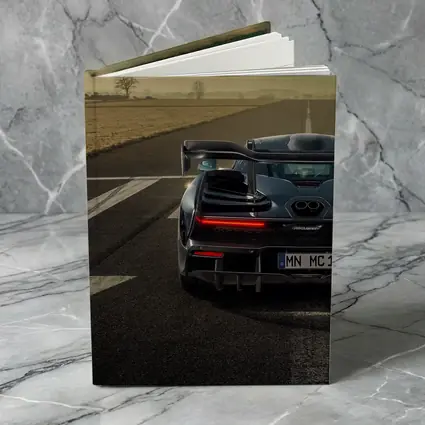 McLaren Senna Rear View on Track