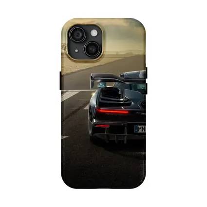 McLaren Senna Rear View on Track