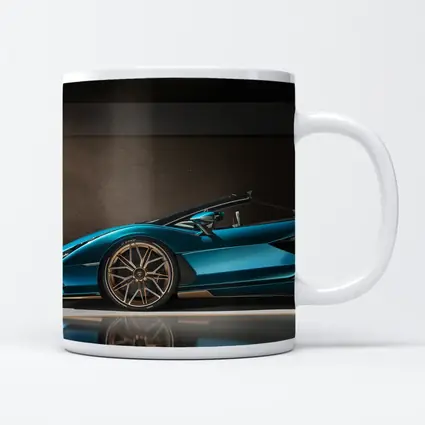 Lamborghini Sian Roadster Blue Garage Shot