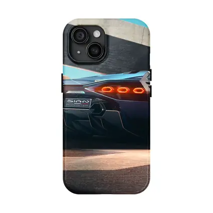 Lamborghini Sian Roadster Rear View Blue