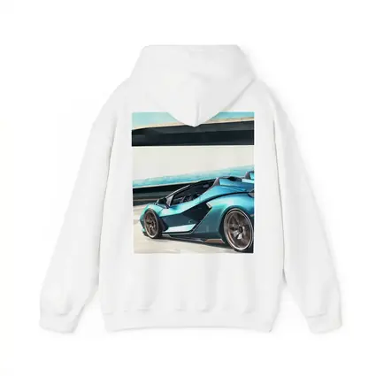 Lamborghini Sian Blue Supercar Coastal Road