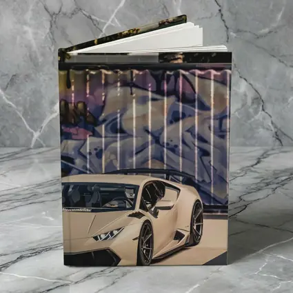Lamborghini Huracan Beige Graffiti Wall Background