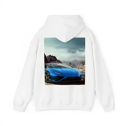 Lamborghini Huracan Blue Desert Mountain Road