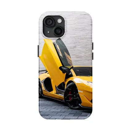 Lamborghini Aventador Yellow Scissor Door Open