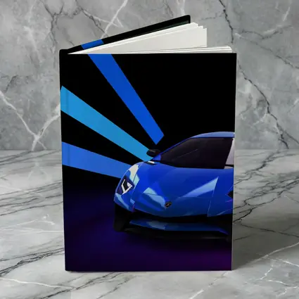 Lamborghini Huracan Blue Neon Light Rays