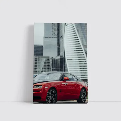 Rolls-Royce Wraith Red City Skyline