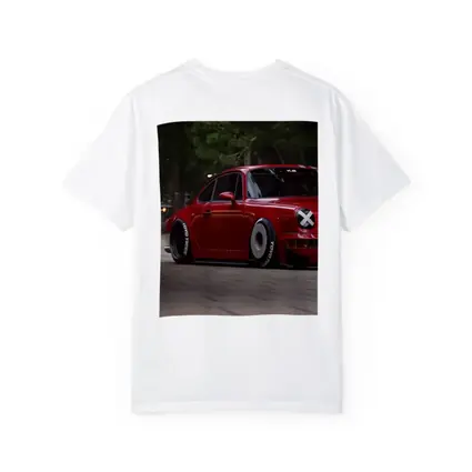 Red Porsche 911 RWB Forest Street