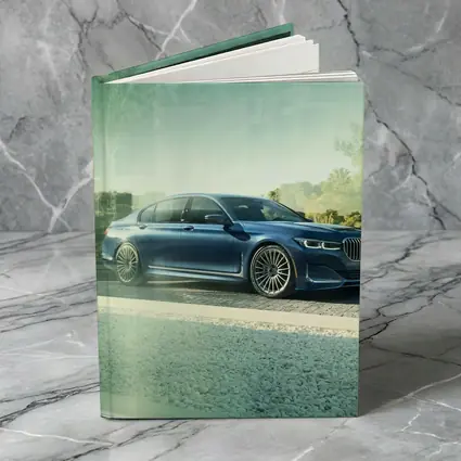 BMW Alpina B7 Blue Luxury Sedan Outdoors