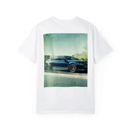 BMW Alpina B7 Blue Luxury Sedan Outdoors