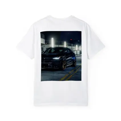 Lamborghini Urus Black Night City Streets