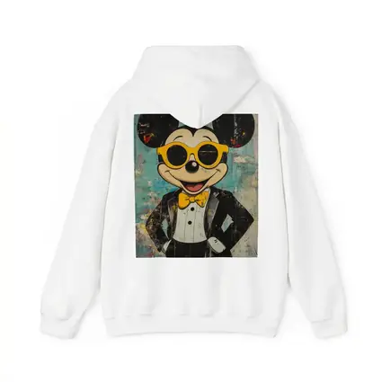 Mickey Mouse Tuxedo Pop Art Grunge Style