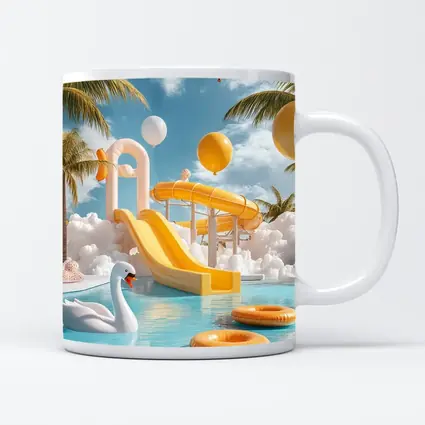Tropical Water Park Pool Summer Fun