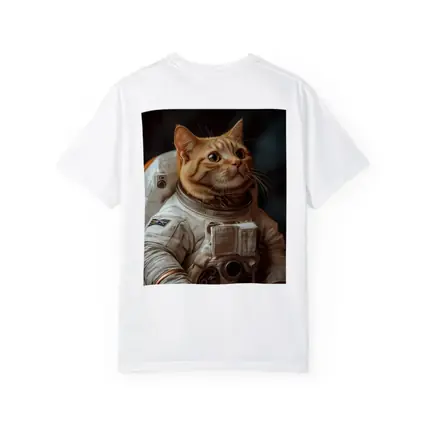 Orange Tabby Cat Astronaut Space Suit