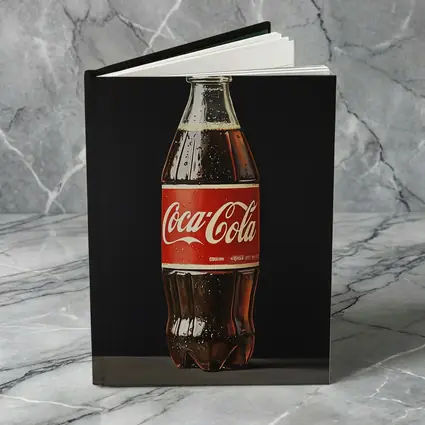 Coca Cola Glass Bottle Oil Painting Dark