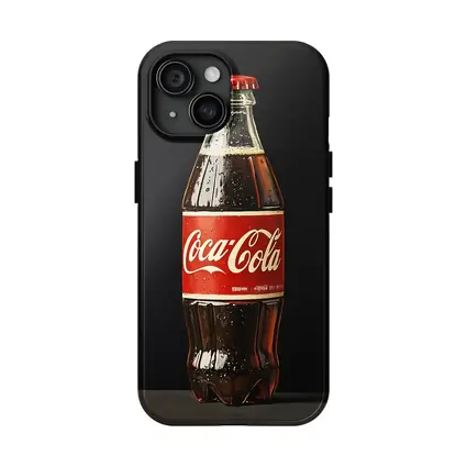 Coca Cola Glass Bottle Oil Painting Dark