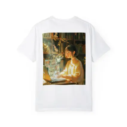 Anime Girl Reading Books Magical Forest