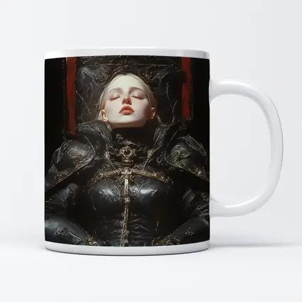 Dark Queen Armor Throne Fantasy Art