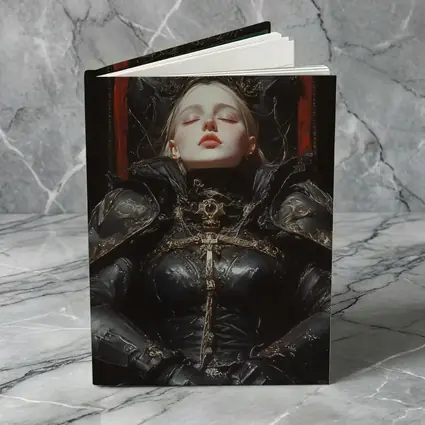 Dark Queen Armor Throne Fantasy Art
