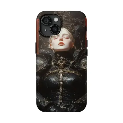 Dark Queen Armor Throne Fantasy Art