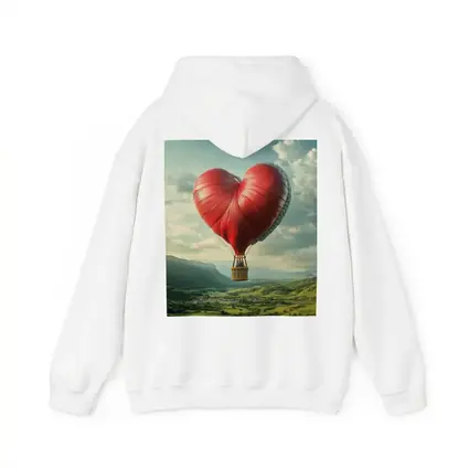 Heart Shaped Hot Air Balloon Green Valley
