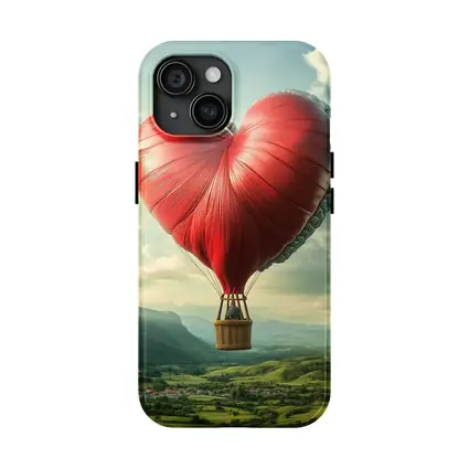 Heart Shaped Hot Air Balloon Green Valley