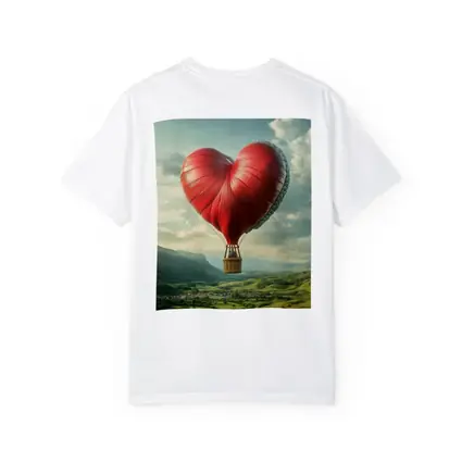 Heart Shaped Hot Air Balloon Green Valley