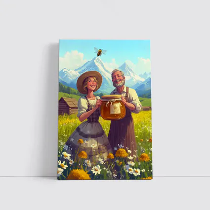 Happy Farmers Honey Jar Alpine Meadow