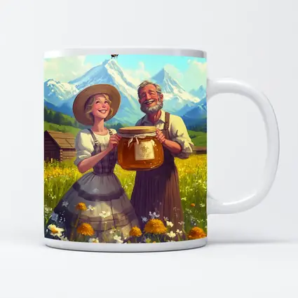Happy Farmers Honey Jar Alpine Meadow