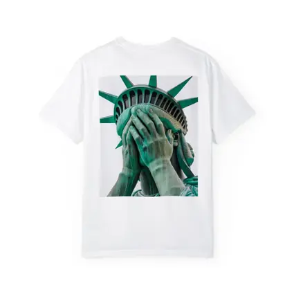 Statue of Liberty Facepalm Funny Political Art