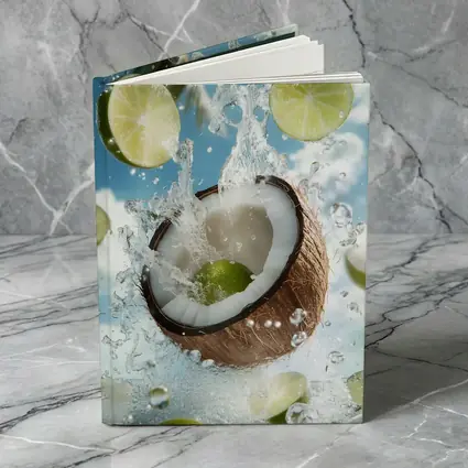 Coconut and Lime Water Splash Sky