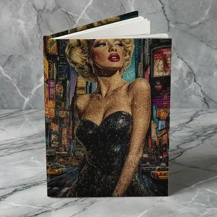 Marilyn Monroe Glitter Art New York City