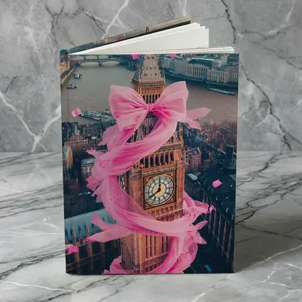 Big Ben Pink Bow London Aerial View