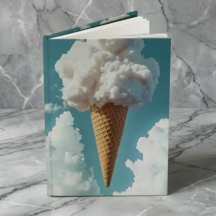Cloud Ice Cream Cone Blue Sky