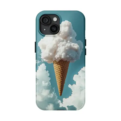 Cloud Ice Cream Cone Blue Sky