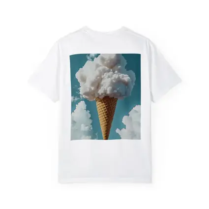 Cloud Ice Cream Cone Blue Sky