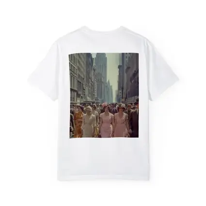 Retro Women Walking New York City Street