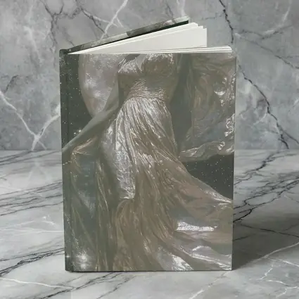 Silver Moon Goddess Dancing Starry Night Sky