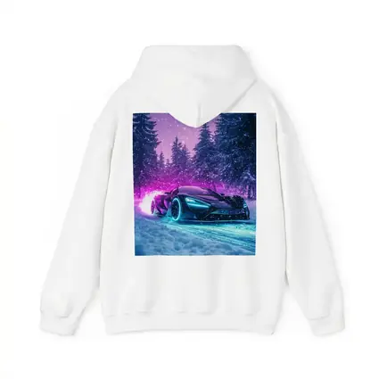 McLaren Senna Neon Glow Snowy Forest