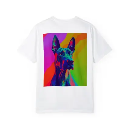 Great Dane Pop Art Colorful Rainbow Background