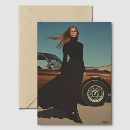 BMW 3 Series Desert Fashion Editorial